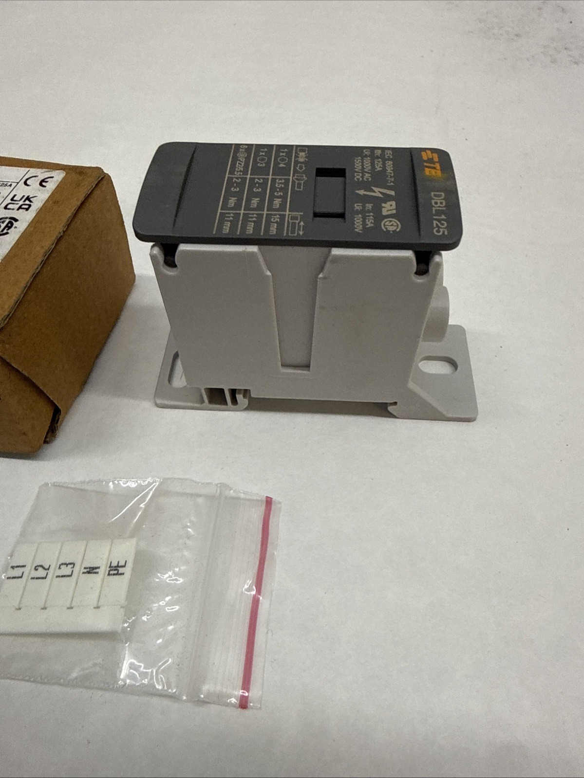 TE DBL125 ENTRELEC 1SNL312510R0000 Terminal Block DBL Power Distribution Block