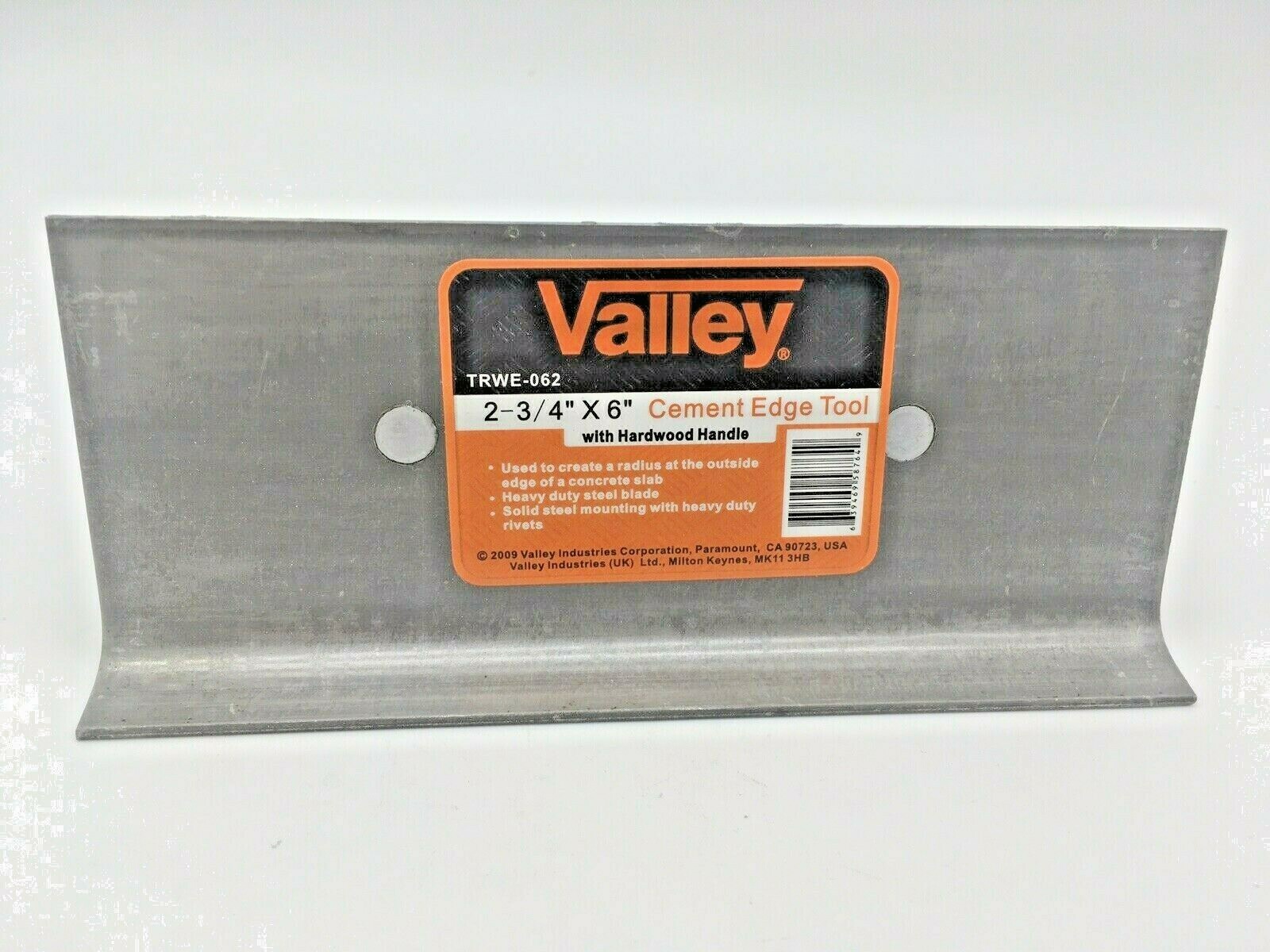 2 3/4” X 6” Cement Edger Tool Hardwood Handle