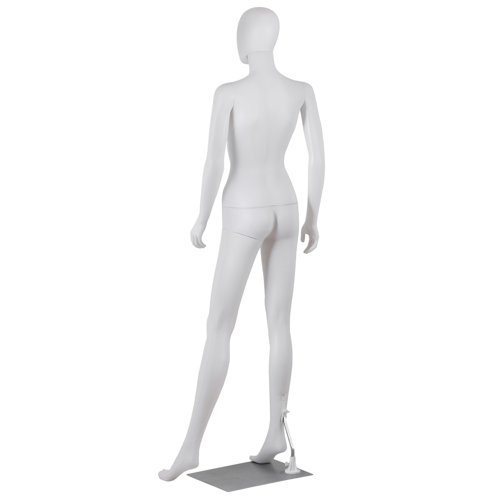 70” Full Body Female Mannequin Clothing Dress Form Adjustable Mannequin White