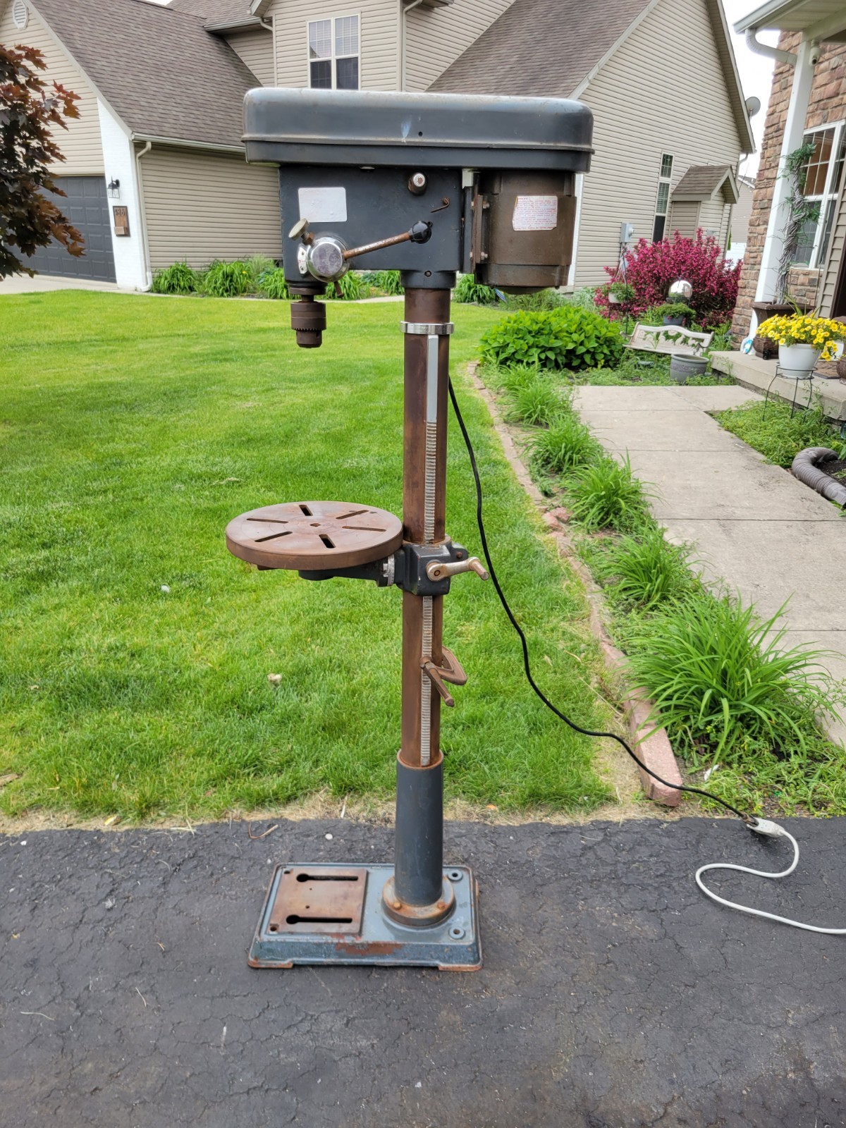 Cummins Tool Company 13 Inch Drill Press 5 Speed Single Phase Chicago Works