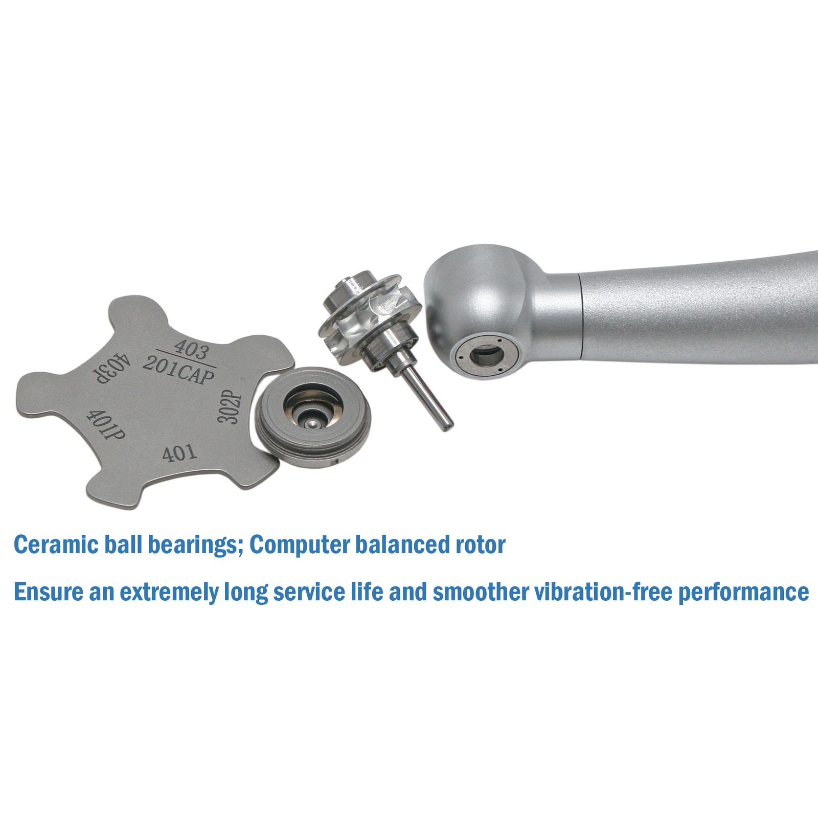 Lotus 302PQ-M4 BEING Dental High Speed Turbine Handpiece KaVo MULTIflex Coupler