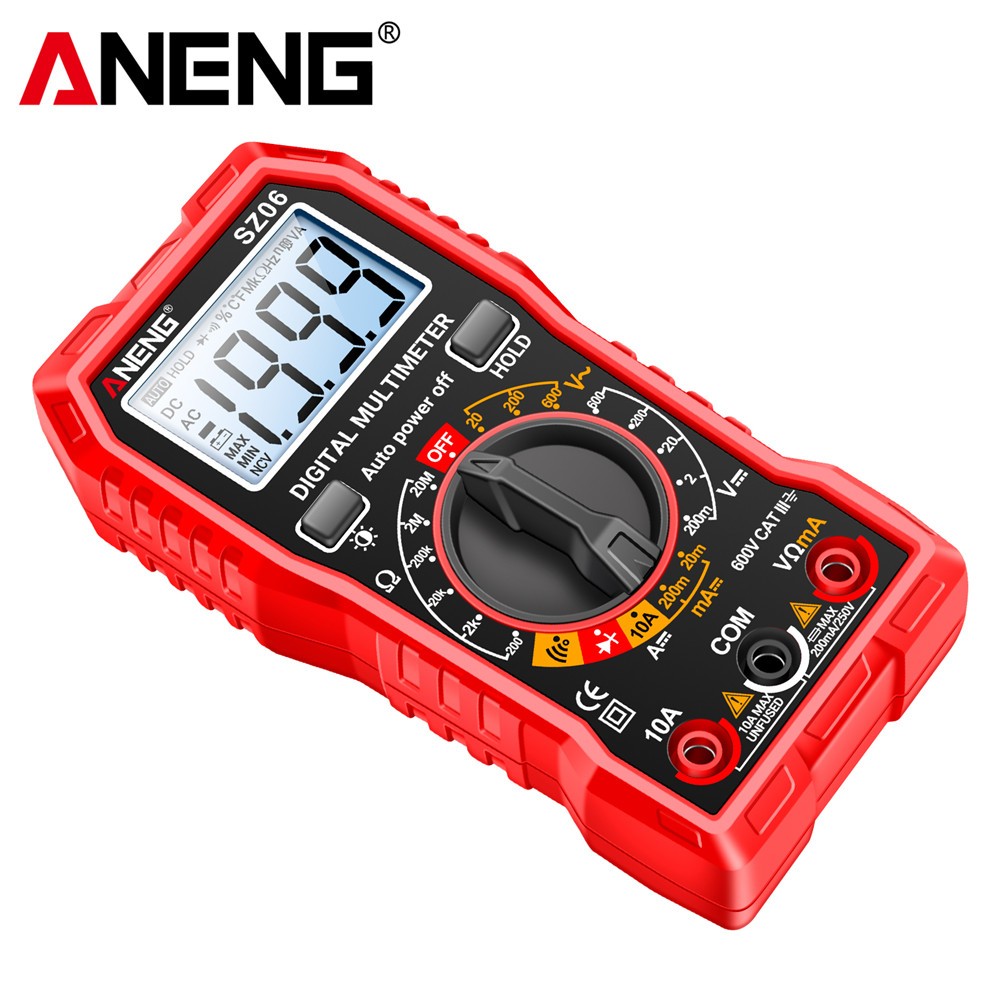 Digital Multimeter Voltmeter Ohmmeter Ammeter Multi Tester Meter with Backlight