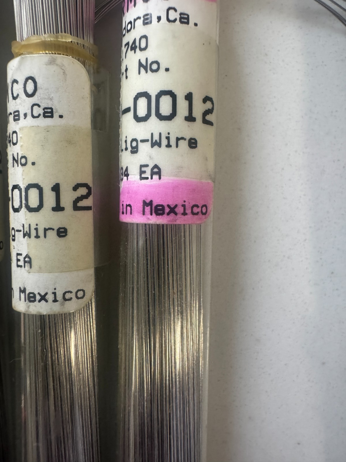 Lot 25 ORMCO Orthodontic Ligature Wire .012 Lig-Wire Dental Lab Supply NOS