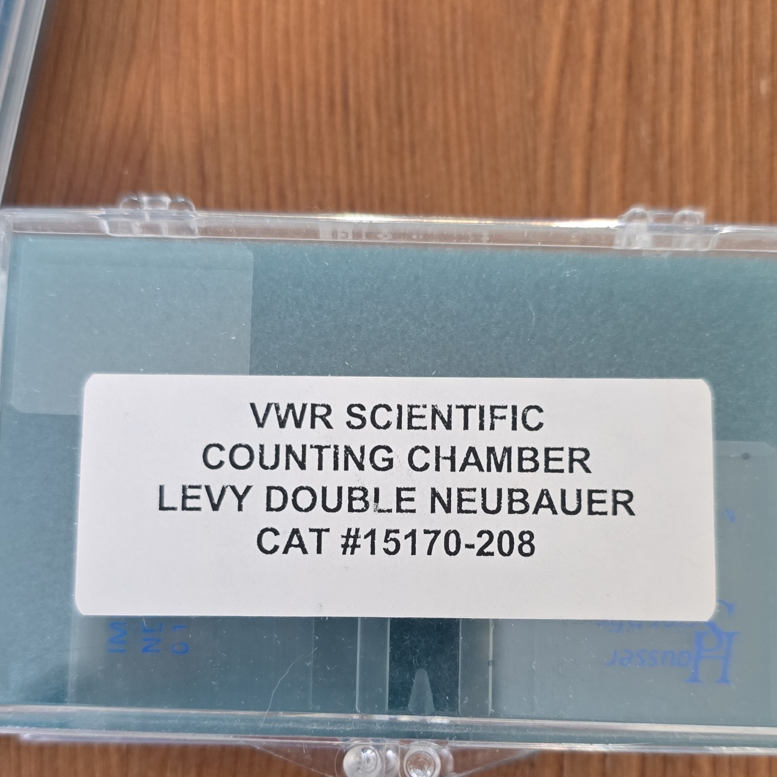 Hemocytometer Counting Chamber with Cover Slip, Case And Tally Counter