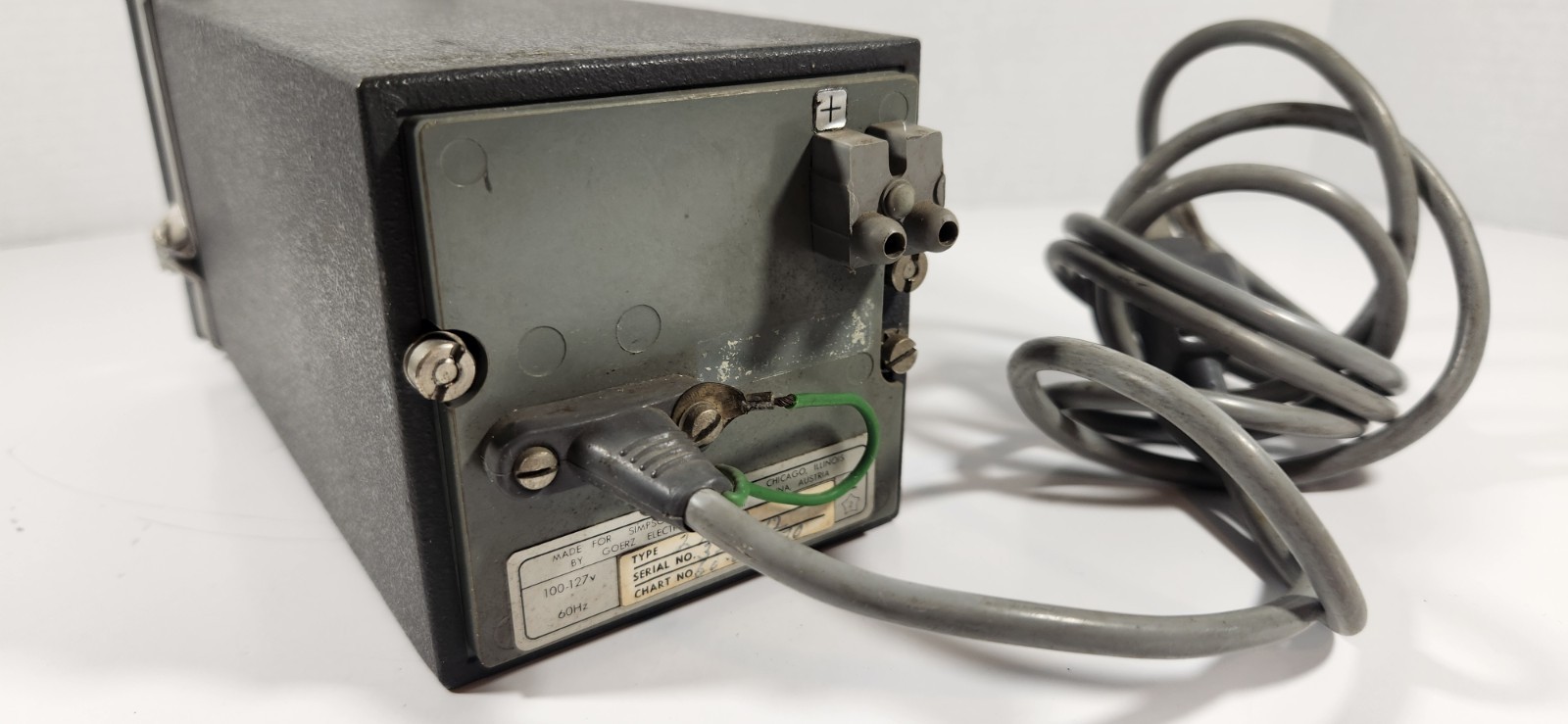 VINTAGE GOERZ ELECTRO VIENNA AUSTRIA MADE FOR SIMPSON ELECTRIC DEVICE FOR PARTS