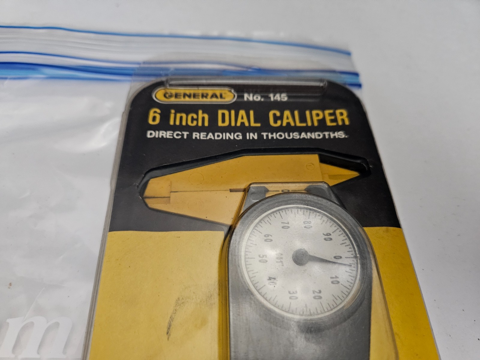 GENERAL #145 6″ DIAL CALIPER .001″ MADE IN SWITZERLAND (TL3214)