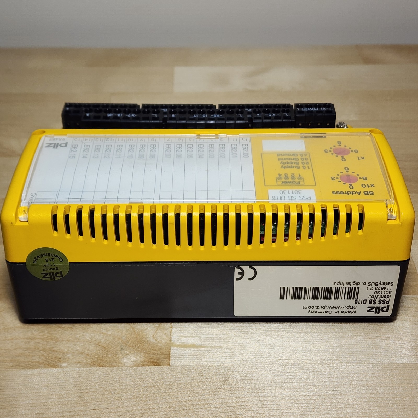 Pilz 301130 PSS SB DI16 SafetyBUS p 16-Channel Digital Input Module 24VDC
