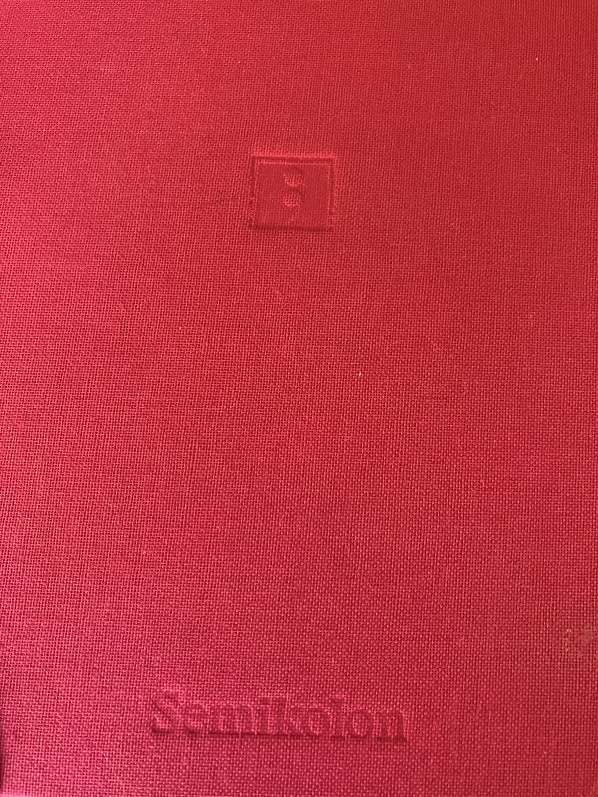 Yoga with Adriene FWFG Semikolon Grand Voyage /A5 Bound Linen Blank Book, Pink