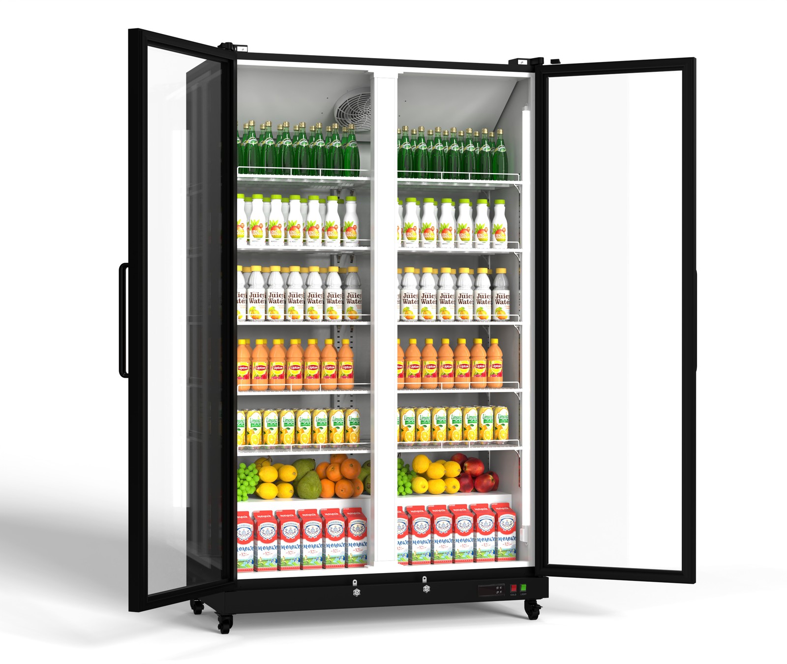 Yeego Commercial Display Beverage Refrigerator 27.12 Cu.ft Have Flaw