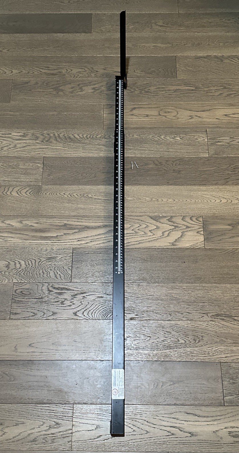 Health o meter Metal Height Rod ONLY 84” Tall Used