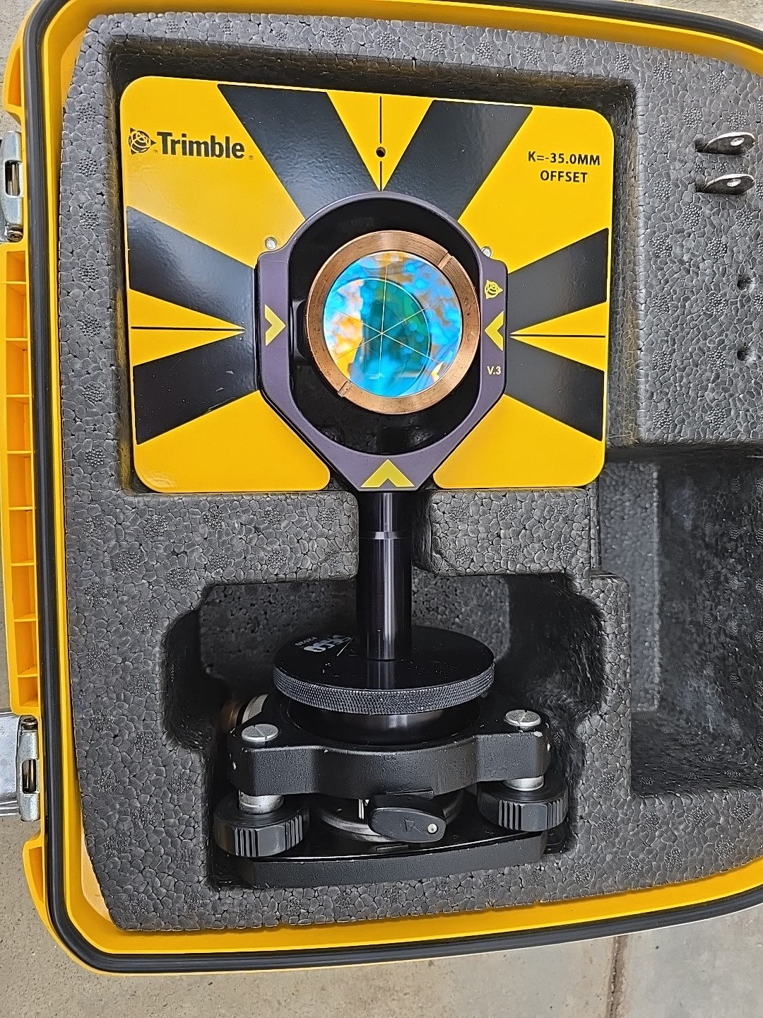 Traverse Kit Trimble V.3 K=-35.0MM OFF Set And Seco Base Clean Hard Case & Key