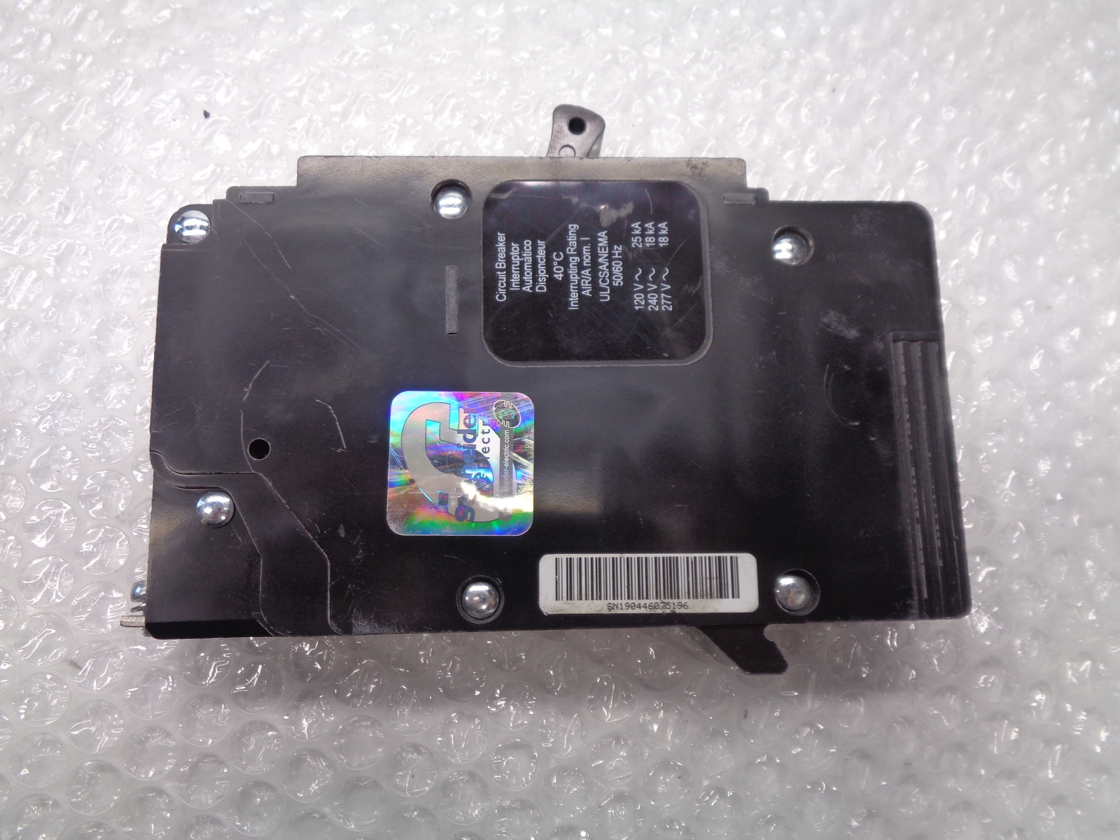 SQUARE D EDB14020 BREAKER 1POLE 20AMP LOT OF 5 NSNP