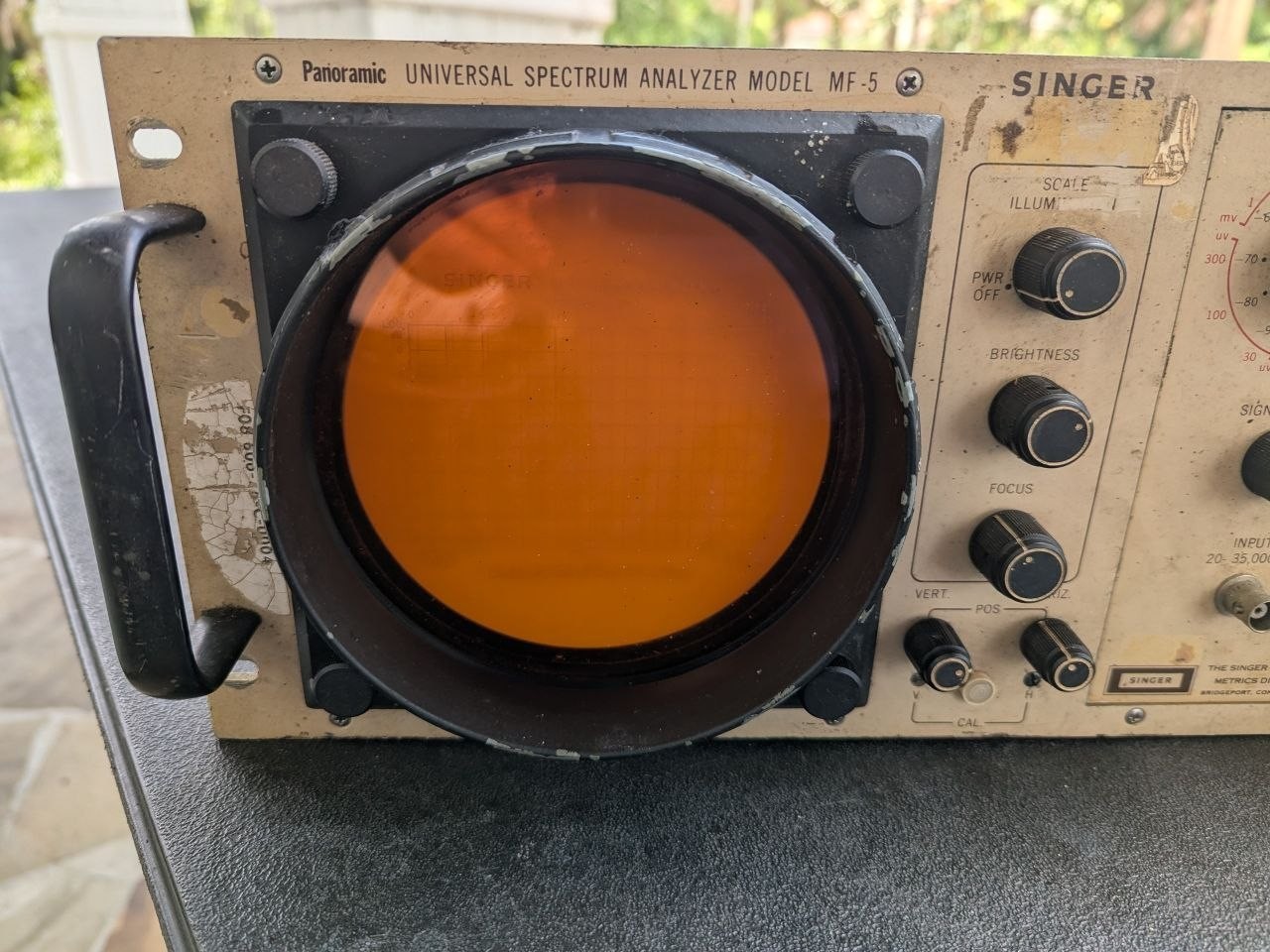 Vintage Singer Panoramic FM-5 Universal Spectrum Analyzer Rack Mount – RE