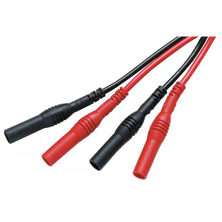 Modular Test Lead Kit, Cat Iii 1000V, Shrouded Straight Both Ends, 4 Ft.,