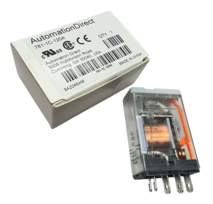 Automation Direct 781-1C-120A Relay, Coil 120VAC, 15A 277VAC, 15A 28VDC
