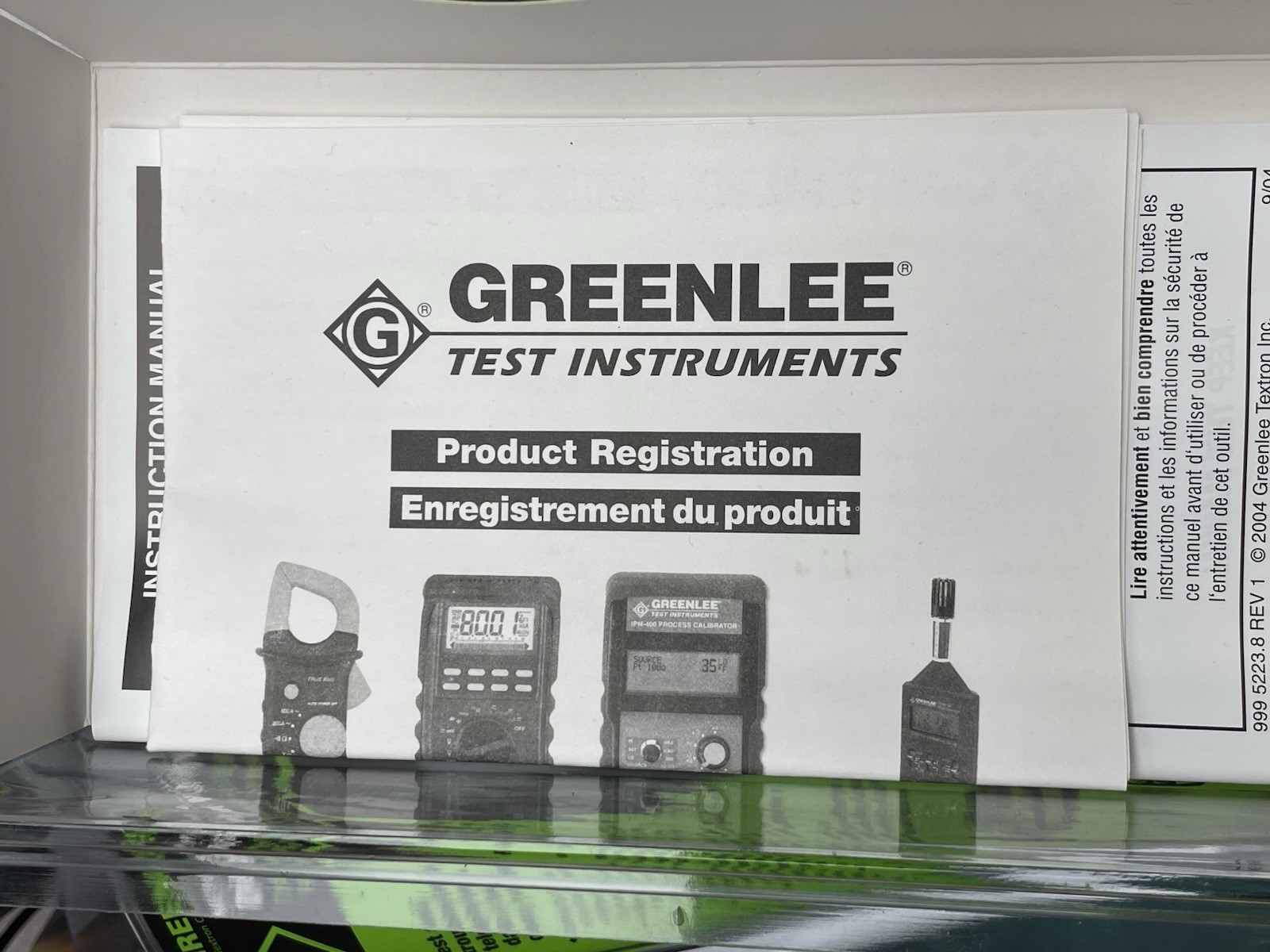 NEW GREENLEE AC CLAMP METER 400a CAT III 600v CM-330