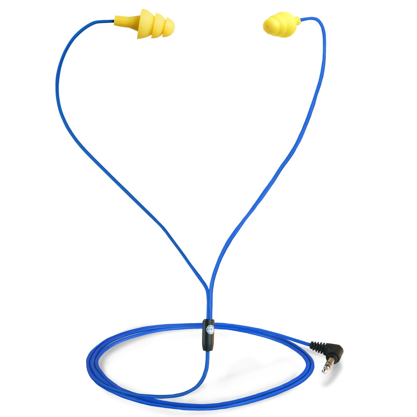 Plugfones Basic Earplugs with Earbuds Hybrid Noise Reducing Earphones 10 PACK