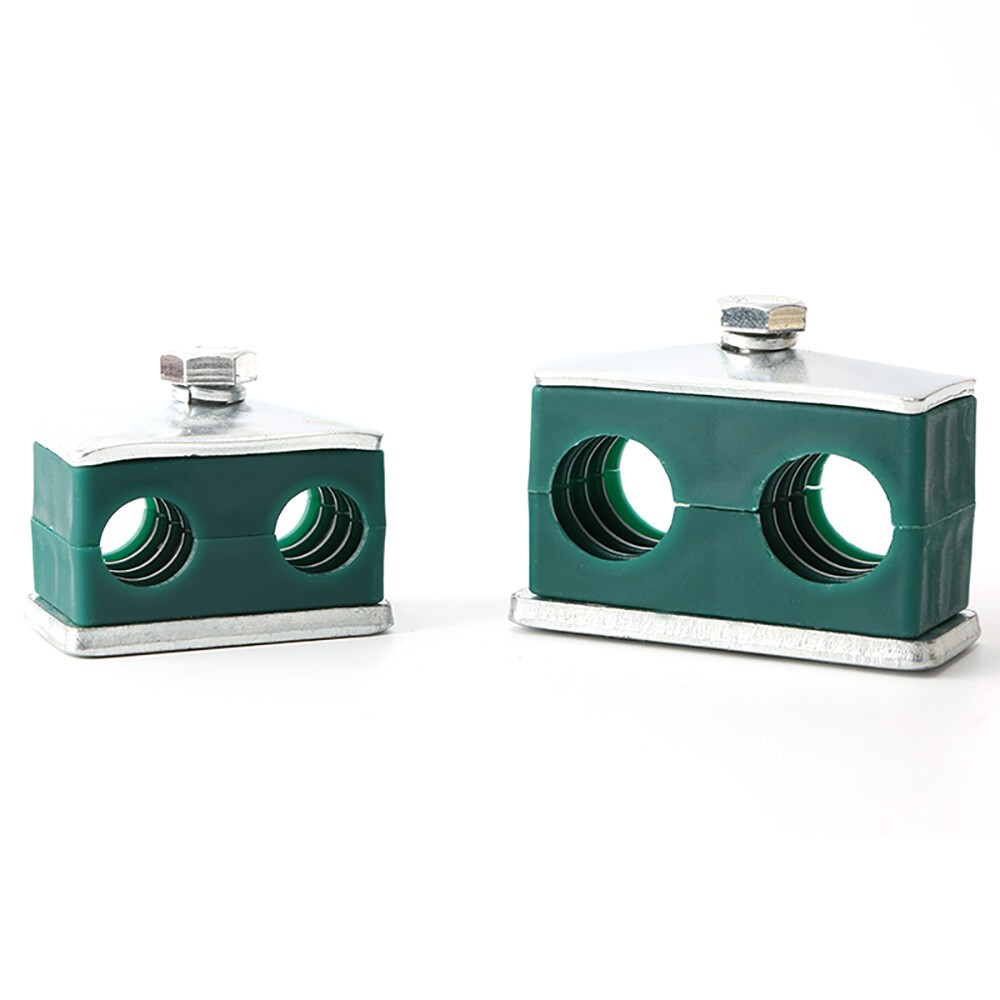 Beta Hydraulic Clamps Twin Series, Steel Polypropylene 6-42mm 2 hole
