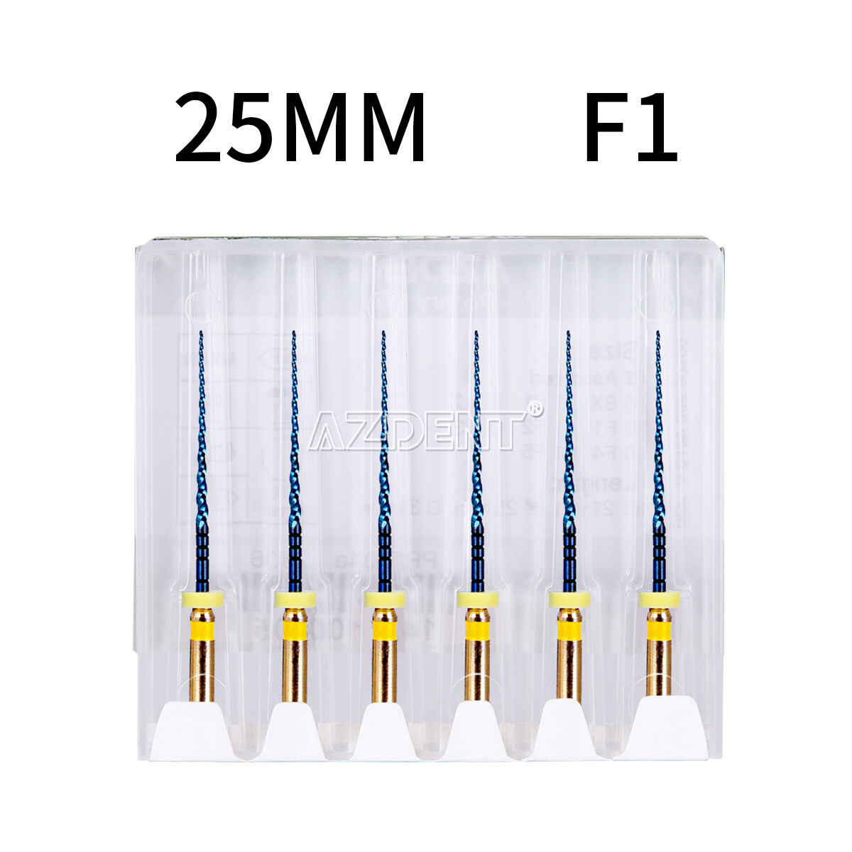 AZDENT Dental Endo Heat Activated Rotary Niti Files Engine Use 25mm /19mm SX-F3