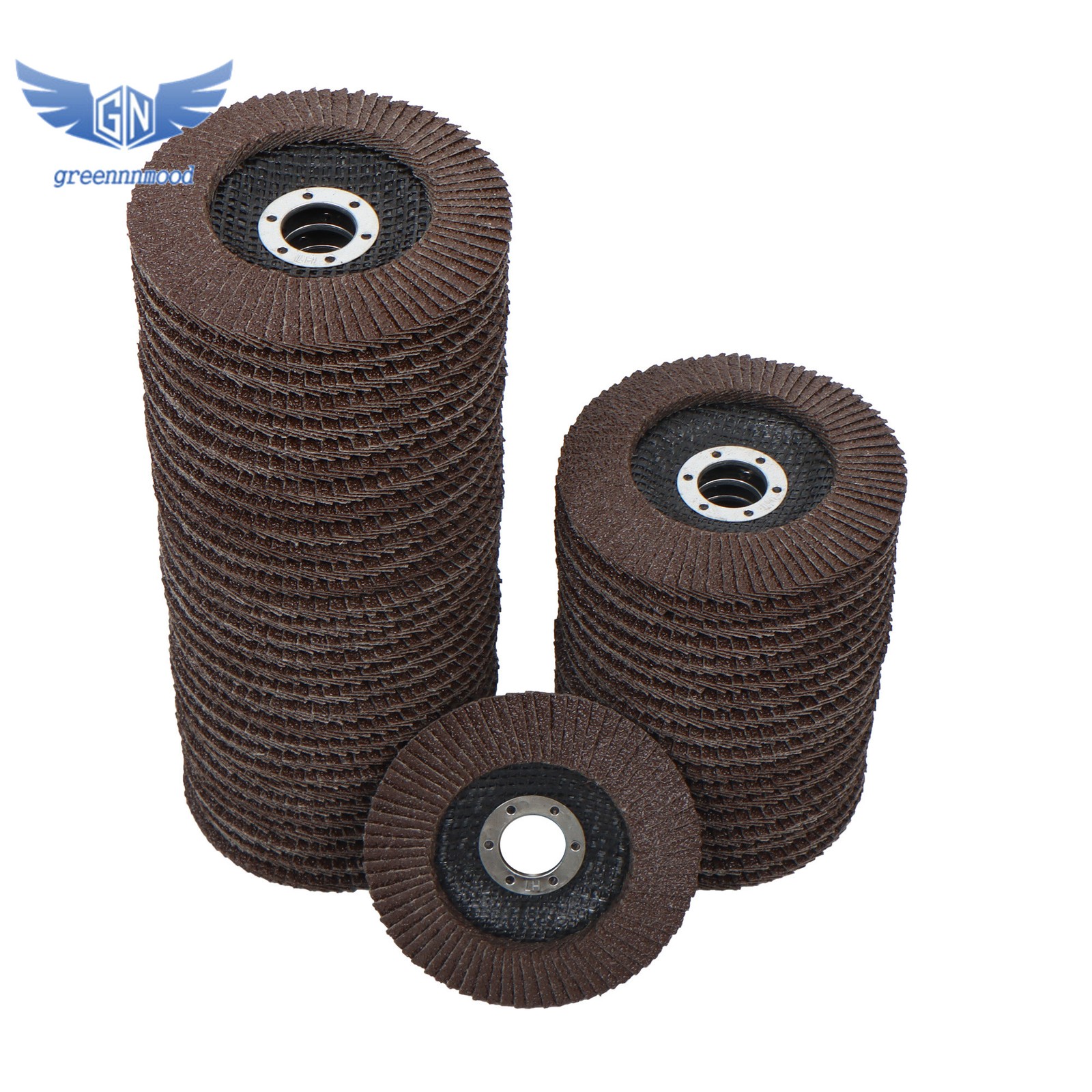 50PCS Premium Zirconia Flap Disc Sanding Grinding 4-1/2″ × 7/8″ 40 Grit