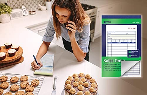 Better Office Products 2-Part Sales Order Book 6 Pack 50 Sets Each