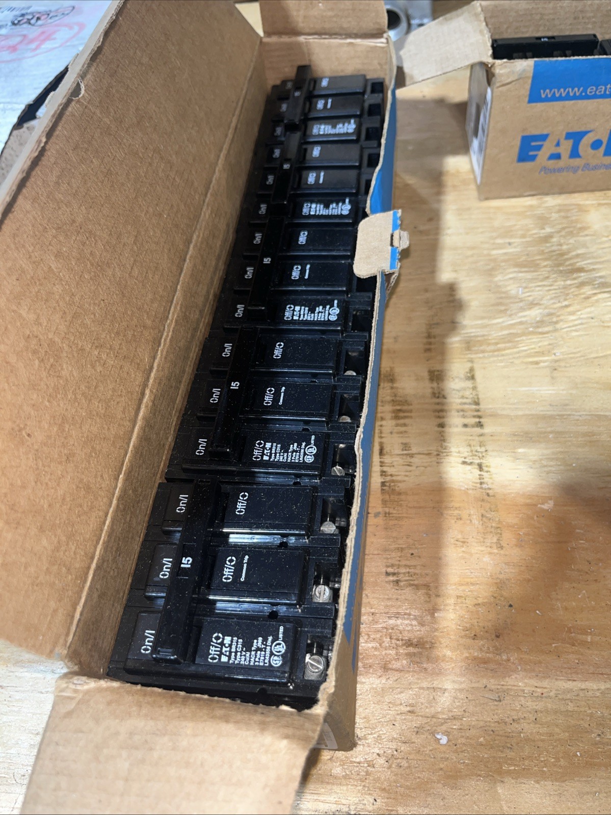 Eaton BR315 3 Pole Circuit Breaker – Black 120/240Volt 15 Amp C315 (1 Piece)