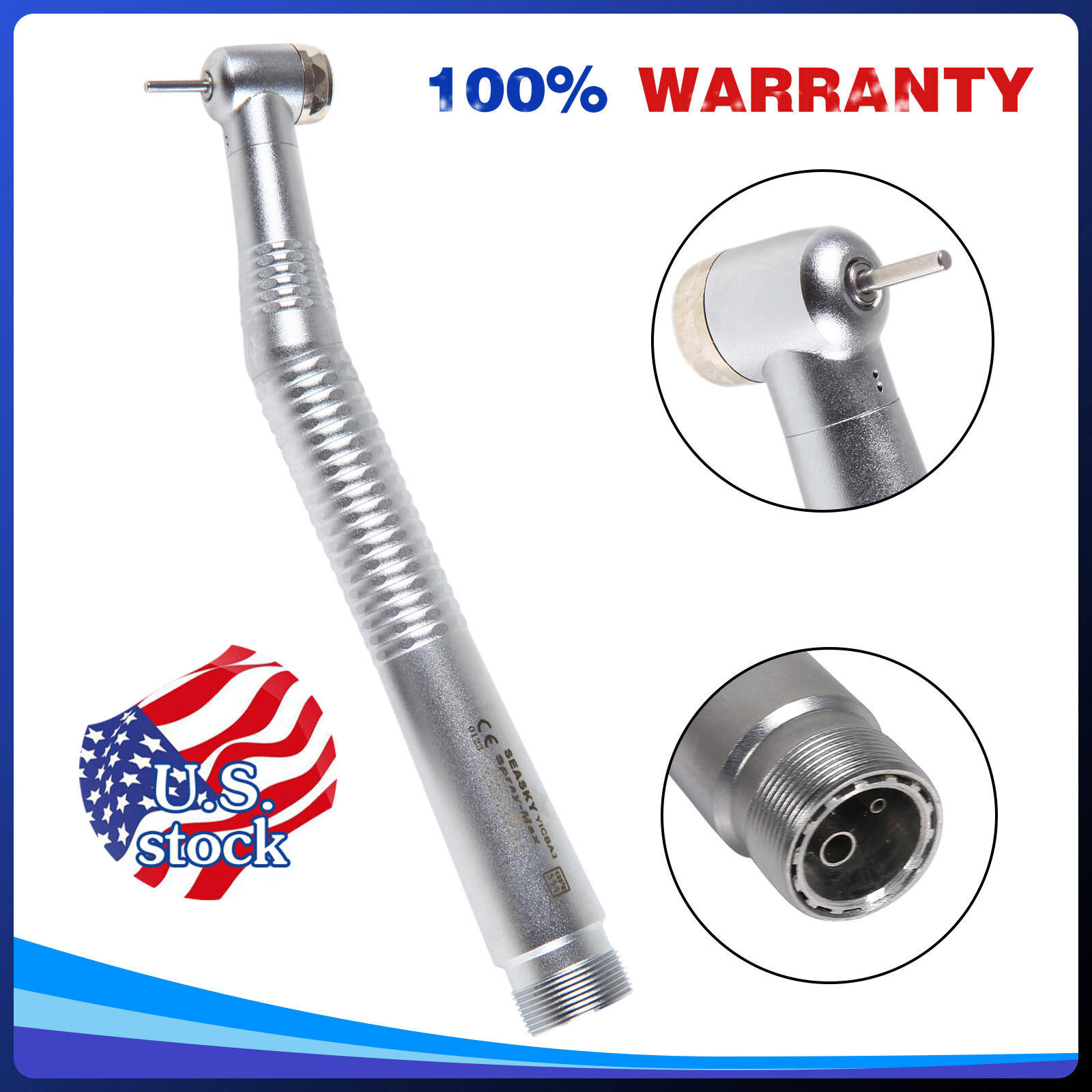 10 x Seasky Dental NSK Style High Speed Air Turbine Handpiece 2 holes borden