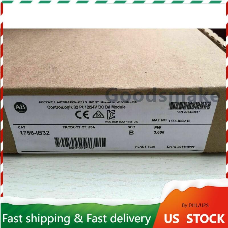 AB New Factory Sealed 1756-IB32 SER B ControlLogix 32 Pt D/I Module 1756IB32