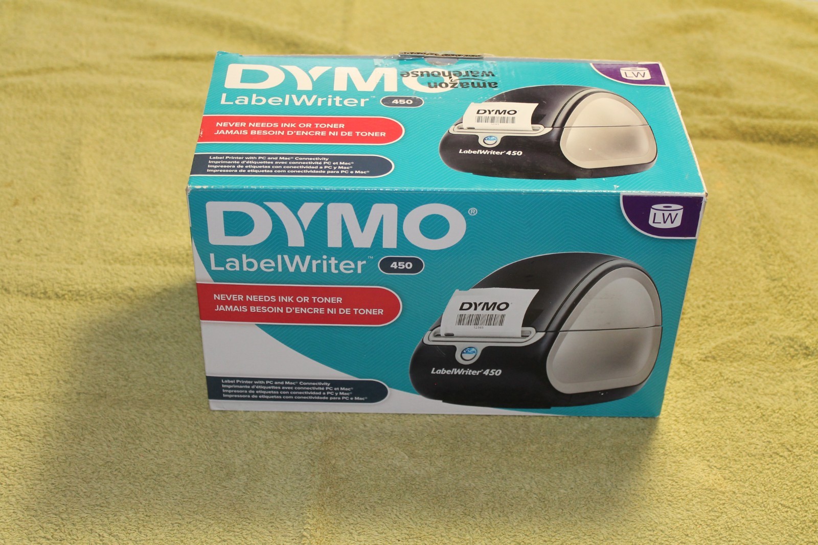 Dymo LabelWriter 450 Turbo Thermal Label Printer – Black (1750283)