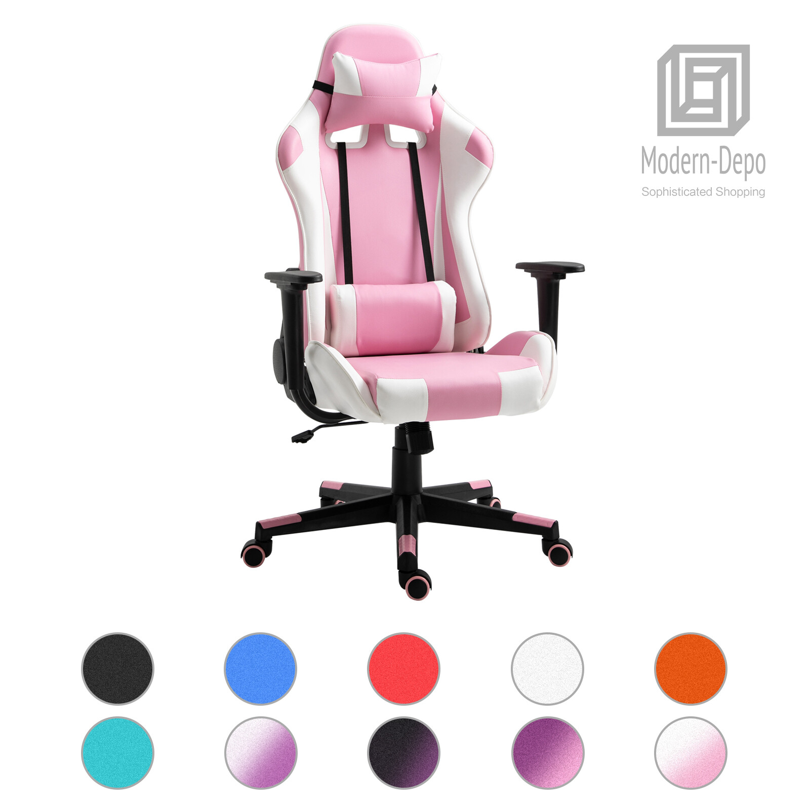 Ergonomic Racing Gaming Chair Swivel Recliner Office Executive Computer Chair