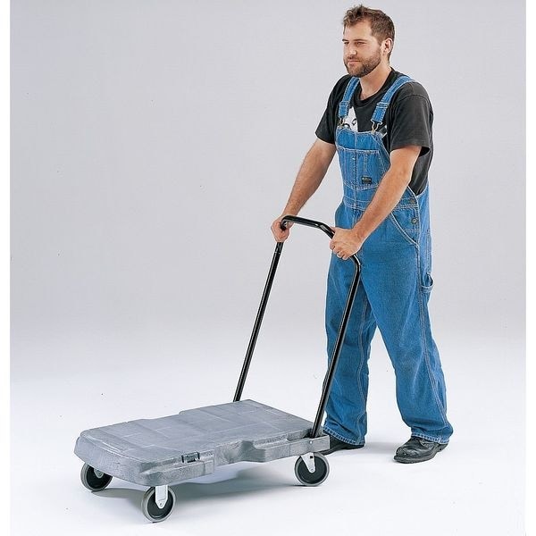 Rubbermaid Commercial Fg440100bla Gnrlpurposedlly, 7In, 33In, Blk, Plstc, 500Lb