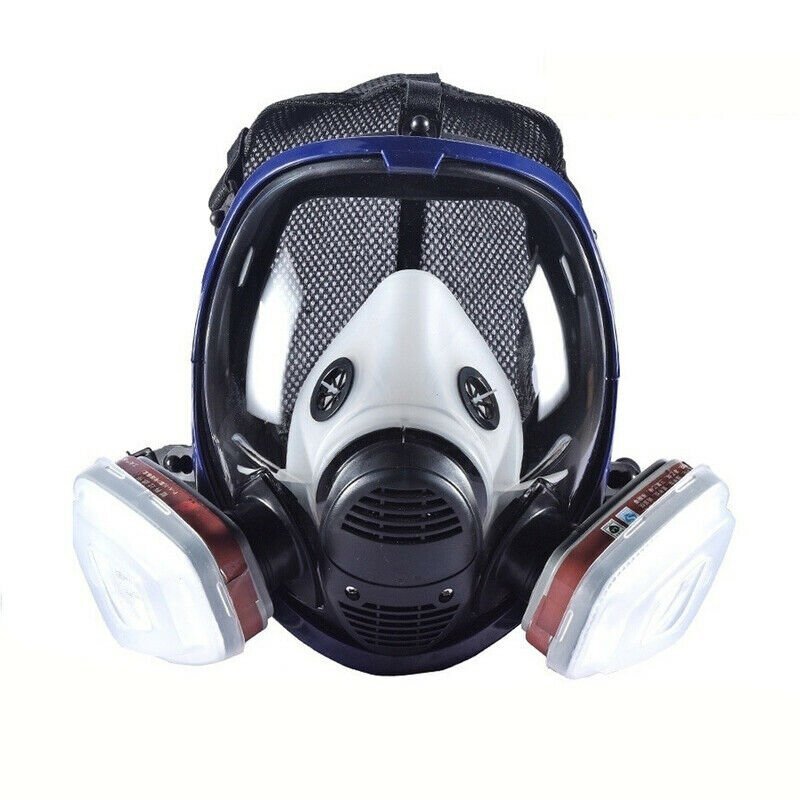 Full/Half Face Gas Mask Respirator Set For Painting Spraying Safety Facepiece US