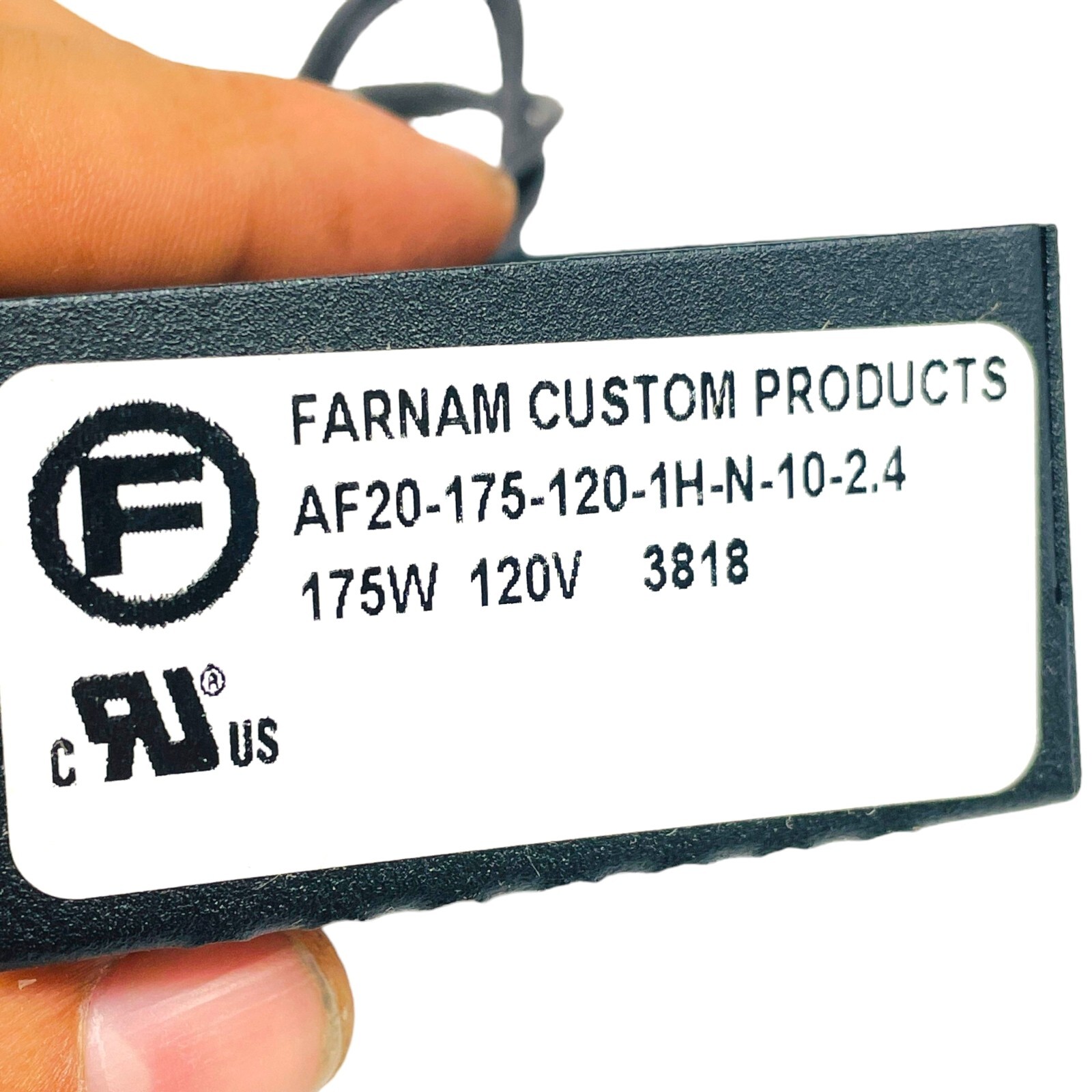 Farnam AF20 Axial Fan Heater AF20-175-120-1H-N-10-2.4 175W 120V 2.4in