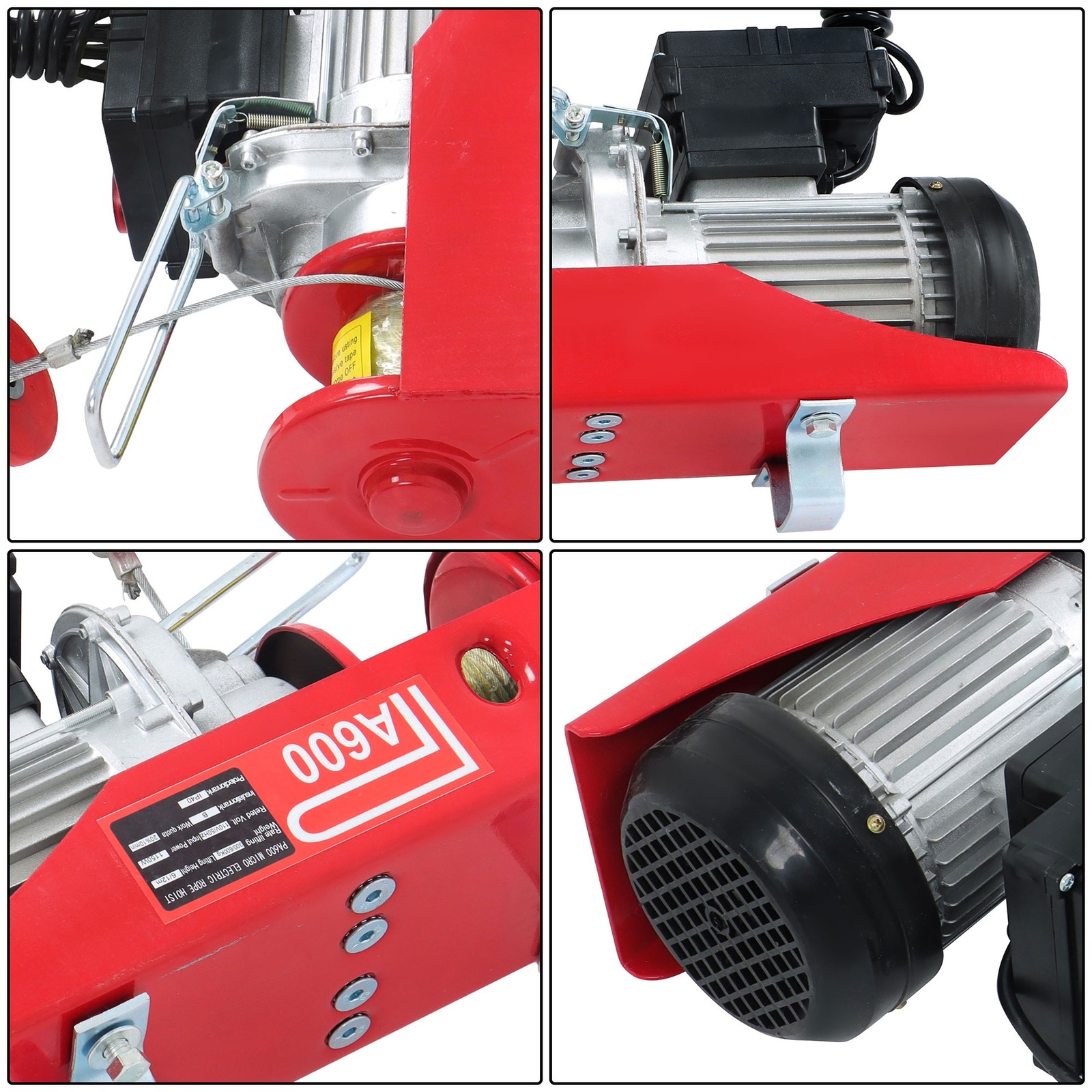 1320lbs Mini Electric Hoist PA600 & Wireless Remote Control 110V Height 20-40ft