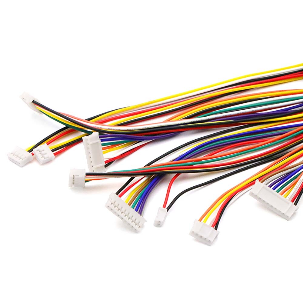 2.0 PH Connector Plug with Wires Cables 2/3/4/5/6/7/8/9/10/11/12 Pin 30 cm