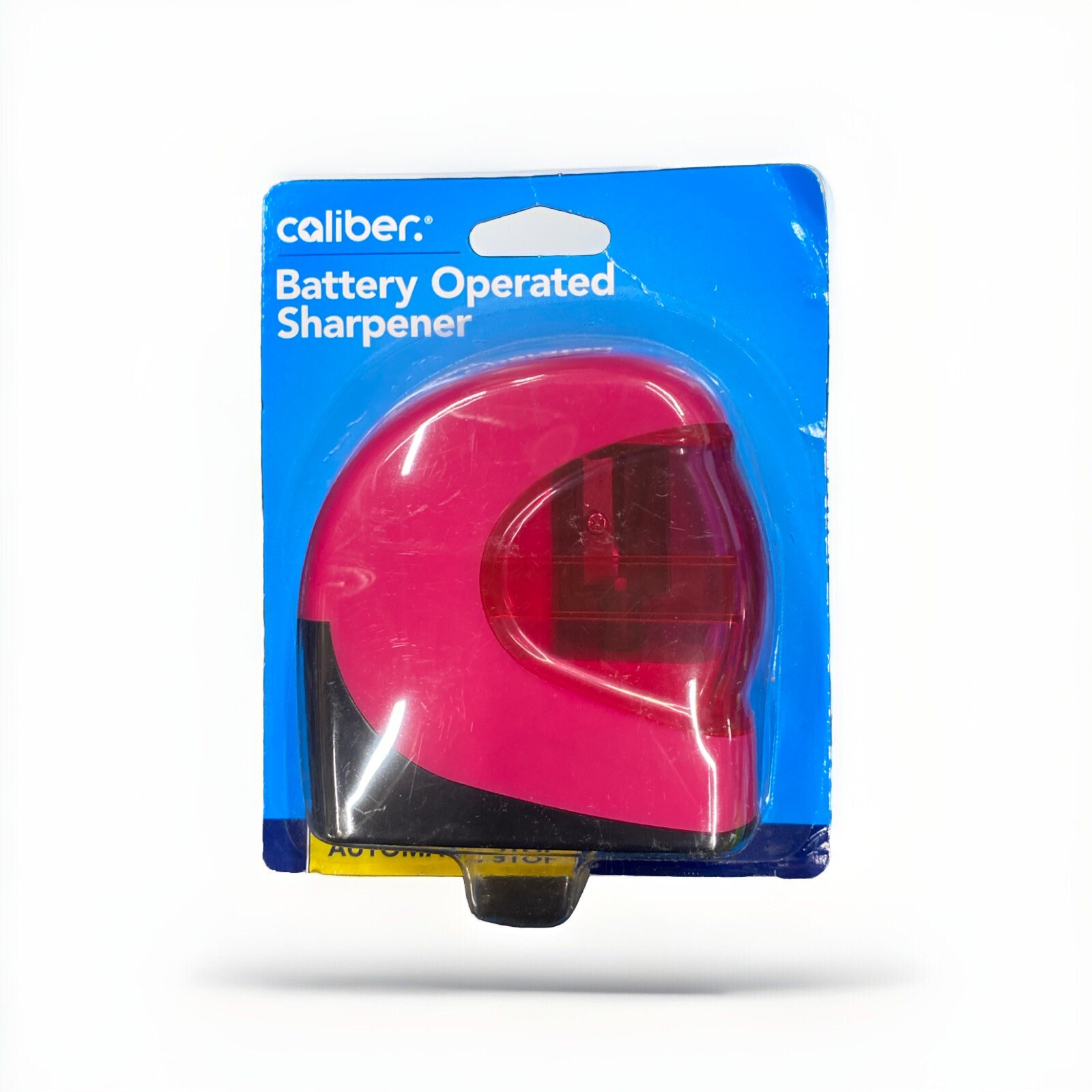 Caliber Plastic Electric Pencil Sharpener – Battery Operated – Color May Vary