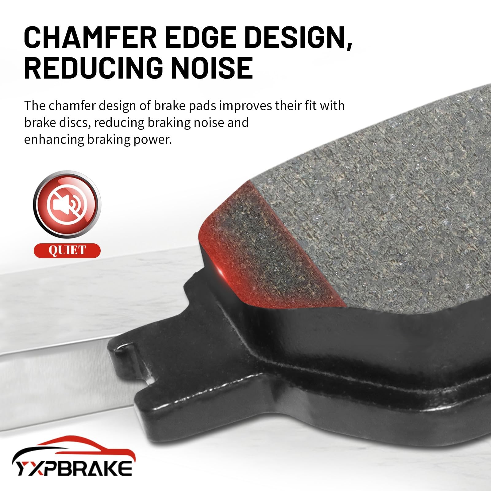 Ceramic Rear Brake Pads w Hardware for Grand Caravan Journey 2012-2020