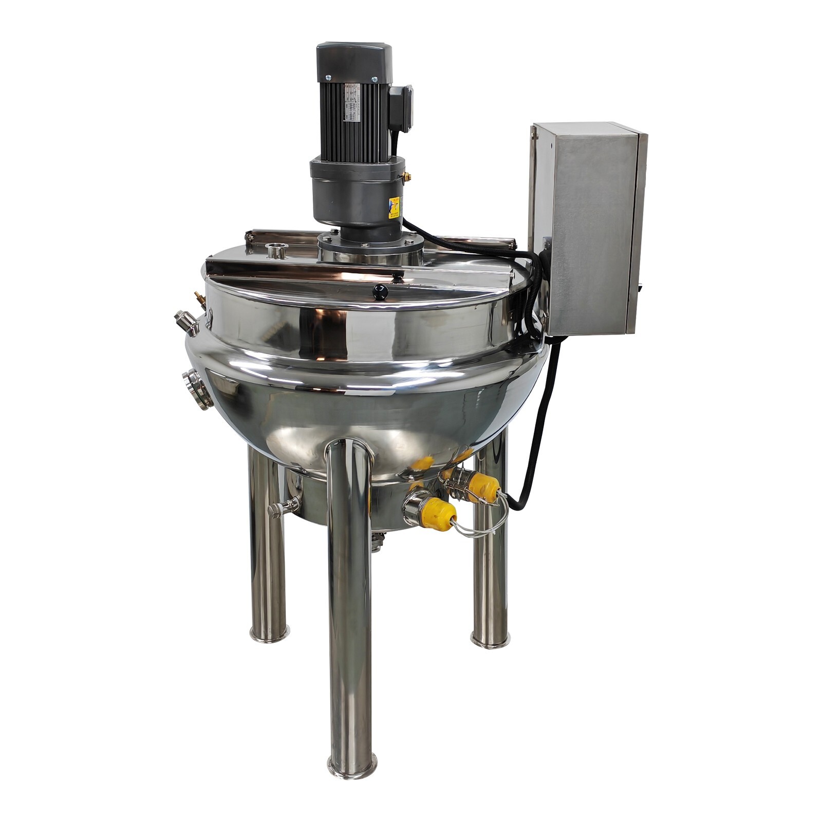 220V Jacketed Kettel Commercial Sandwich Pot Scraper100L 26.5Gal 27.6*18.1in Pot