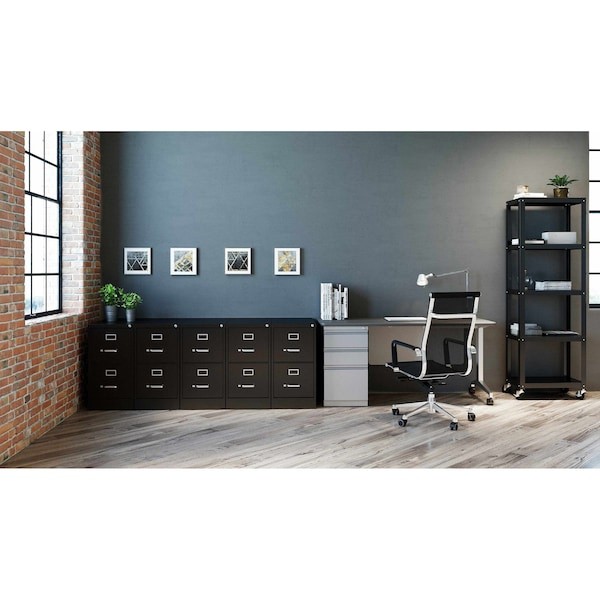 Hirsh 14410 15″ W 2 Drawer Vertical File Cabinet, Black, Letter