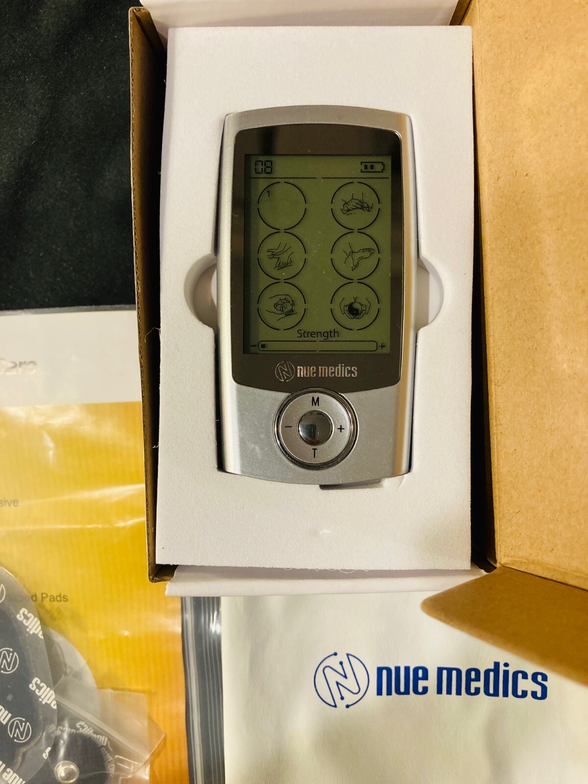 TENS EMS Unit Pro Rechargeable Muscle Stimulator 24 Mode plus extra accessories