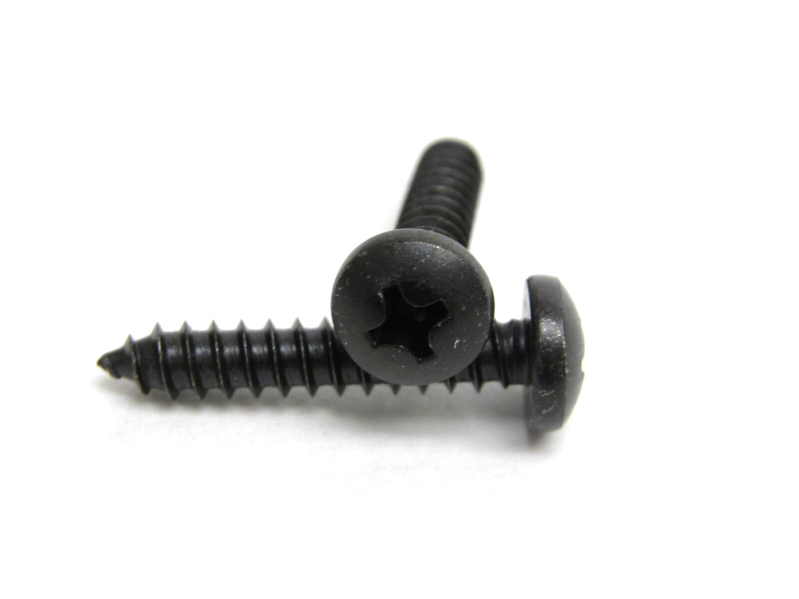 100 pcs – #10 X 1″ Black Zinc Phillips Pan Head Wood Thread Sheet Metal Screw