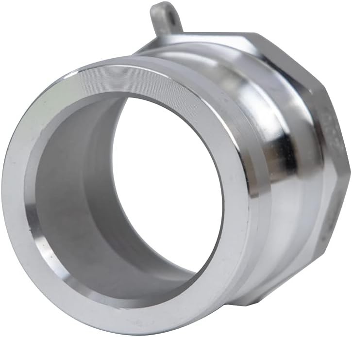 2 pcs Aluminum cam lock fittings 2″ Part A cam groove hose fitting camlock fi…