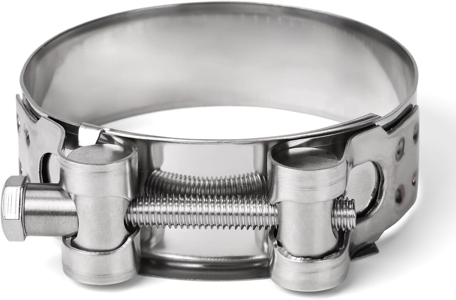 T-Bolt Hose Clamps 304 Stainless Steel (29-31mm 4-Pack) – Heavy Duty Adjustable