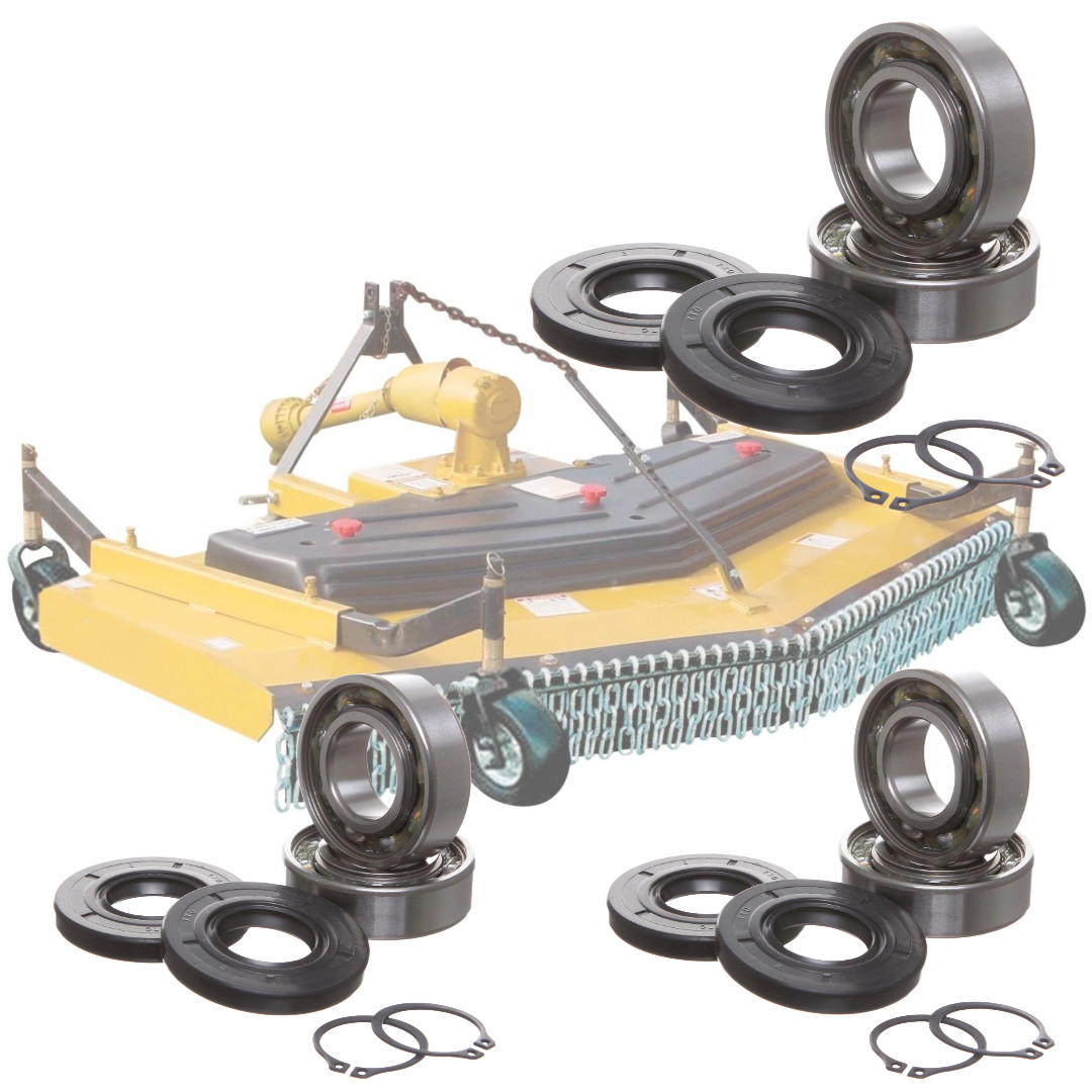 King Kutter Finish Mower Spindle Bearing & Seal Repair Kit 3 PACK Replace 555009