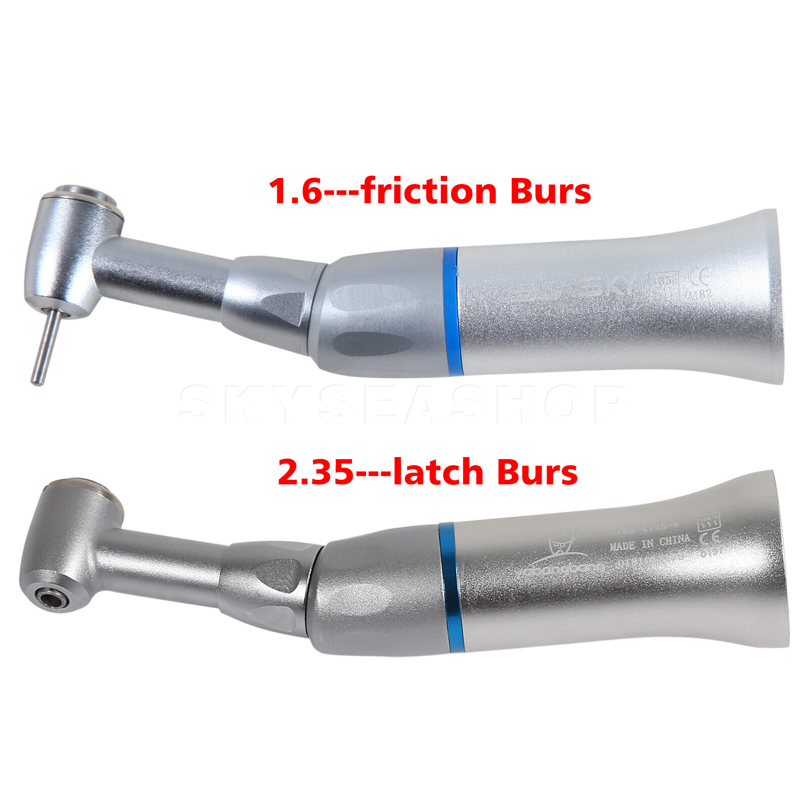 RA 2.35mm / FG 1.6mm Burs Contra Angle Handpiece Slow Low Speed Dental