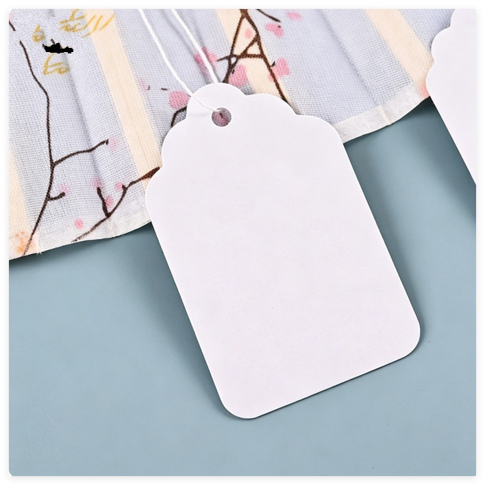 1000/500/200/100Pcs Tags 1.89 × 1.18 Inch/1.18 × 0.78 Hang Tag with Strings