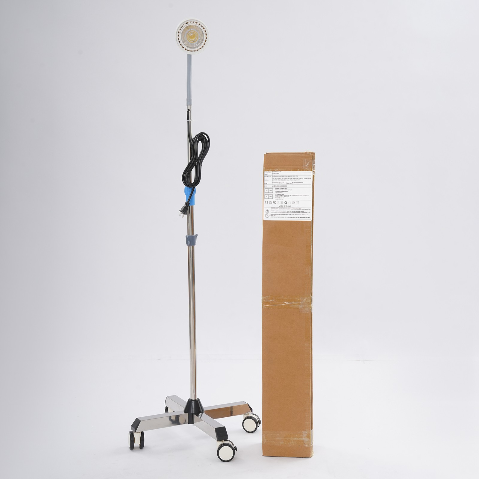 Exam Light 30W LED Medical Exam Lamp Mobile Surgical Examination Lamp 110-220V