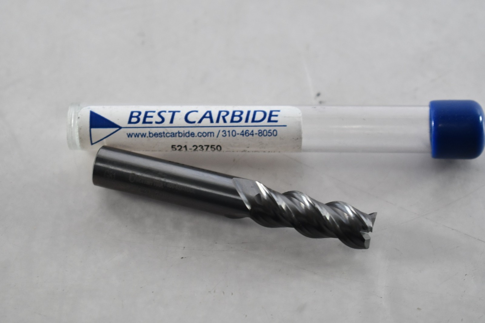 NEW Best Carbide 521-23750 Universal End Mill 3/8 2 Flute Carbide Uncoated