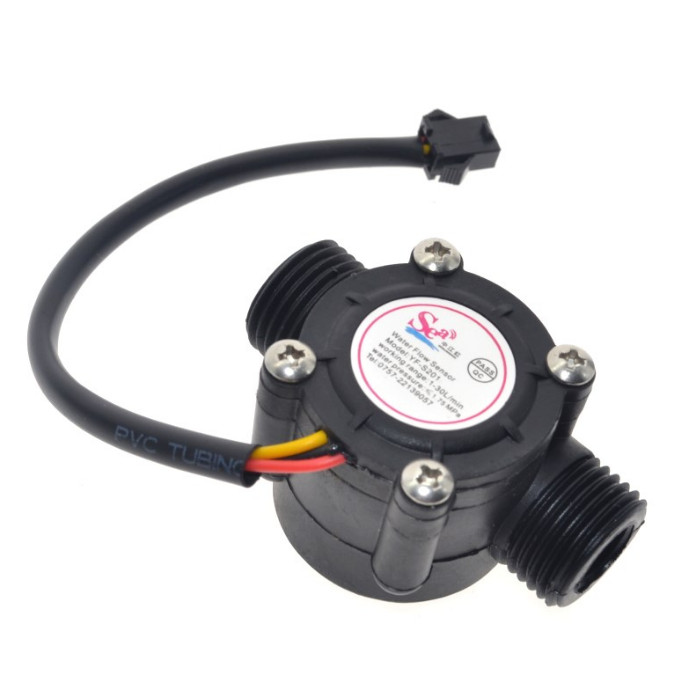Water flow sensor flowmeter Hall flow sensor Water control 1-30L/min YF-S201