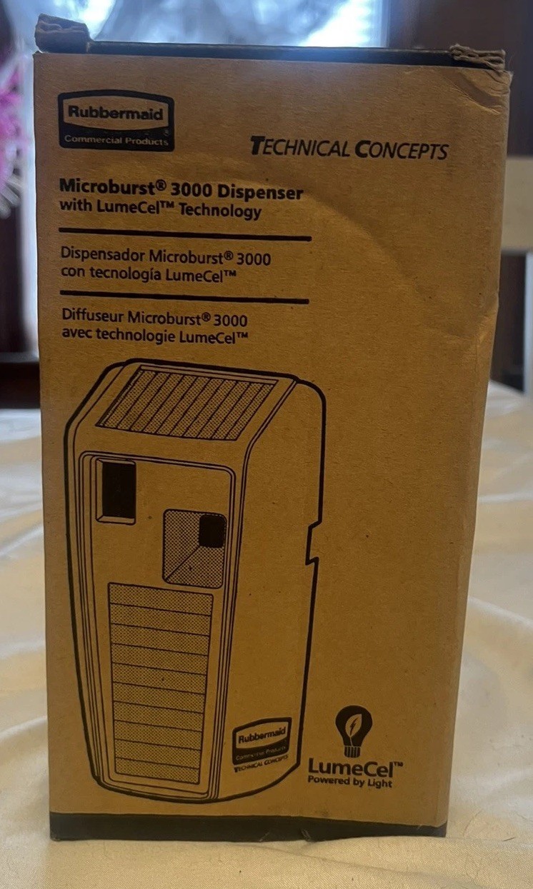 Rubbermaid Microburst 3000 Dispenser with LumeCel Technology, Air Dispenser